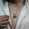 Adiyogi Pendant (7 Mukhi Nepali Rudraksha) With Chain - Image 3