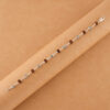 Rudraksha and Hollow Circular Silver Beads Bracelet - Image 2
