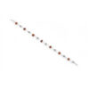 Rudraksha and Hollow Circular Silver Beads Bracelet - Image 4
