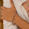 Rudraksha Silver Bracelet (Hexagon) - Image 3