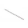 Rudraksha Silver Hollow Round Beads Bracelet - Image 4