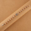 Rudraksha Silver Trishul Bracelet - Image 2