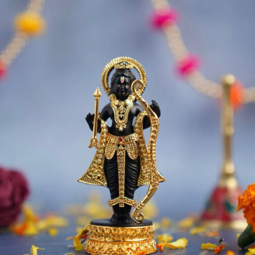 Gold Plated Ram Idol - Image 3